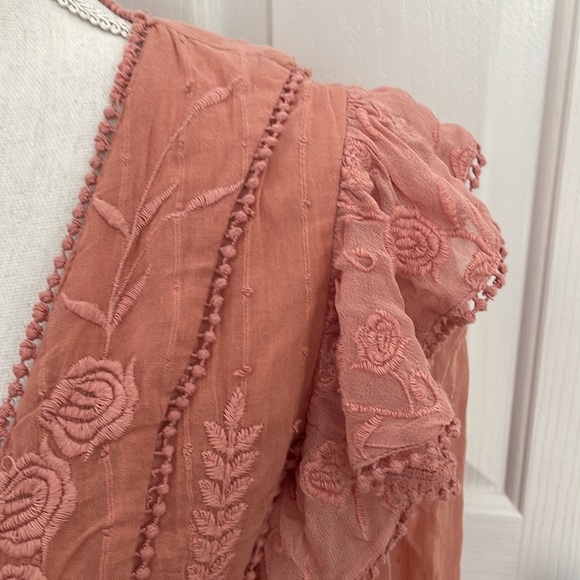 Free People Blush long sleeve size Medium dress - Picture 4 of 7